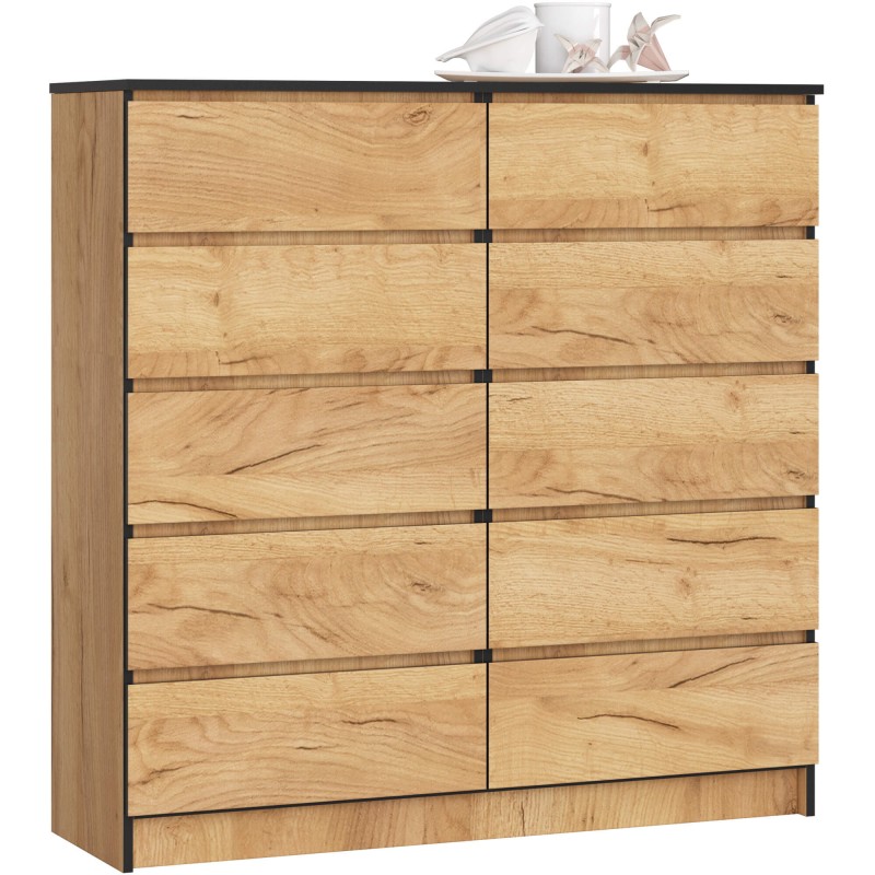 KOMODA K120 10SZ CLP DĄB CRAFT KOMODA K120 10SZ CLP DĄB CRAFT