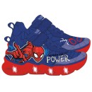 Spiderman Power LED flashing, light-up street shoes 25-32