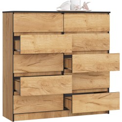 KOMODA K120 10SZ CLP DĄB CRAFT