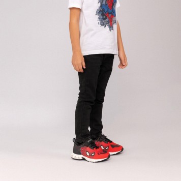 Spiderman Red Vibe LED flashing, light-up street shoes 25-32