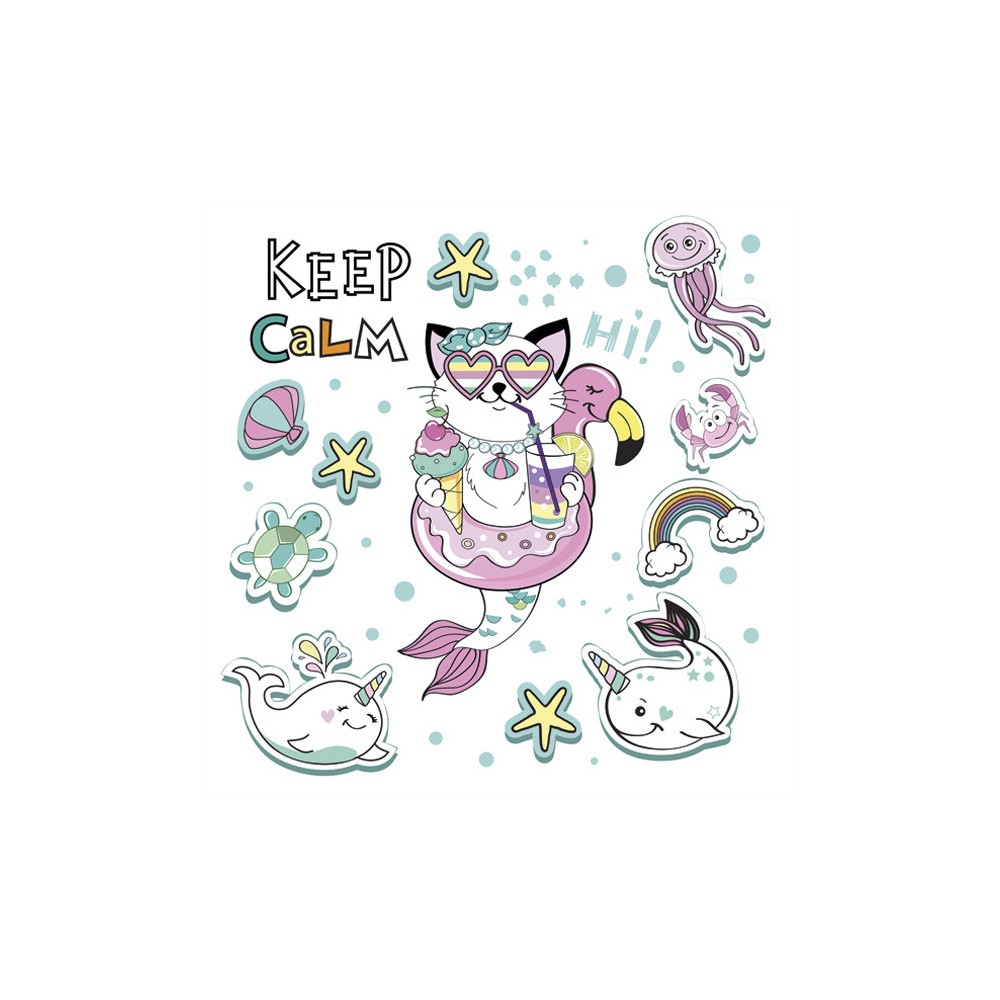 Animals Cat Vibes napkin 20 pcs 33x33 cm