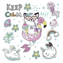 Animals Cat Vibes napkin 20 pcs 33x33 cm