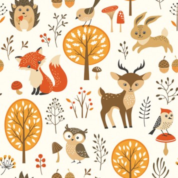 Animals Forest Friends napkin 20 pcs 33x33 cm