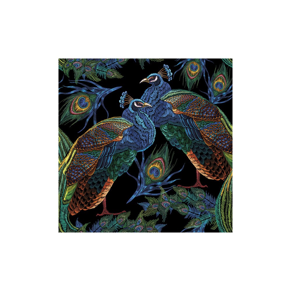 Animals Peacocks with Feathers napkin 20 pcs 33x33 cm