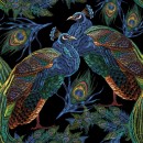 Animals Peacocks with Feathers napkin 20 pcs 33x33 cm