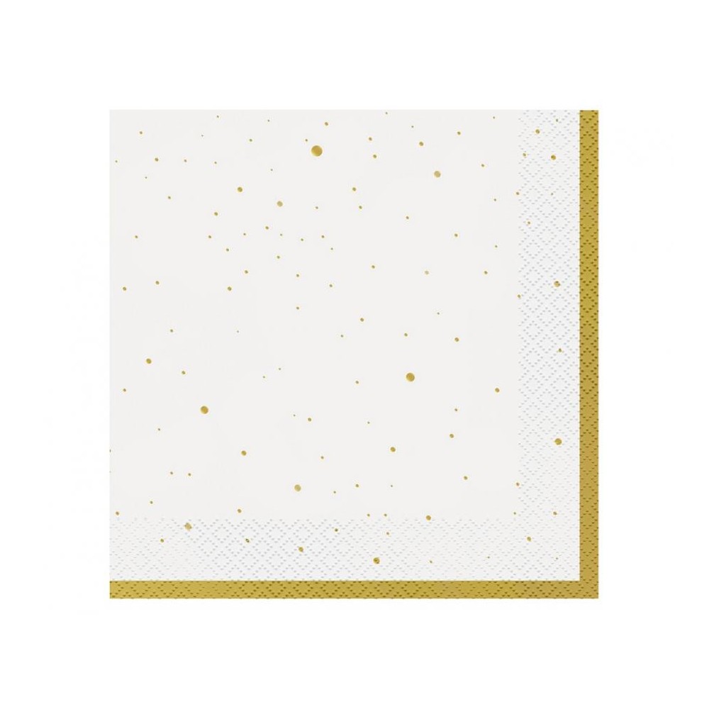 Colour Gold Celebrate Gold Napkin 20 pcs 33x33 cm