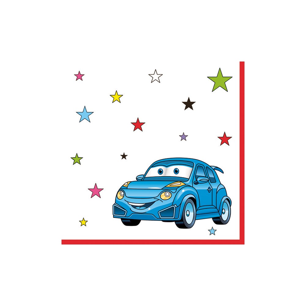 Car Cartoon decorative napkin 20 pcs 33x33 cm