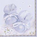 Baby Little Blue Shoes Baby Shower Napkin 20 pcs 33x33 cm