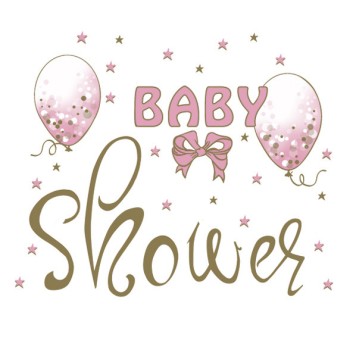 Baby Pink Baby Shower Napkin 20 pcs 33x33 cm