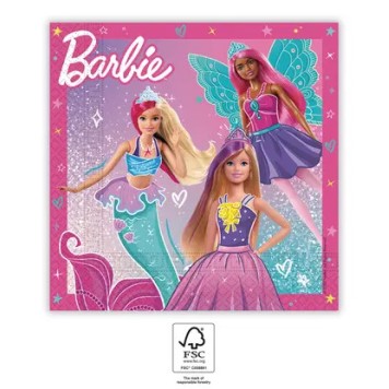 Barbie Fantasy napkin 20 pcs 33x33 cm FSC