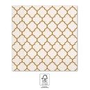 Colour Brown Tiles Brown Napkin 20 pcs 33x33 cm FSC