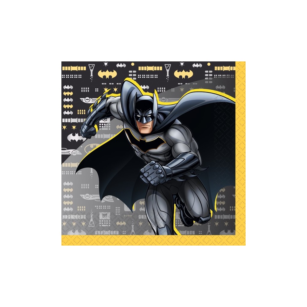 Batman City napkins 16 pcs 33x33 cm