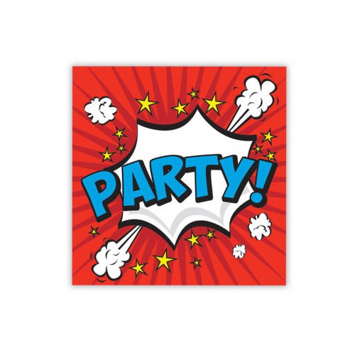 Party Boom napkin 20 pcs 33x33 cm