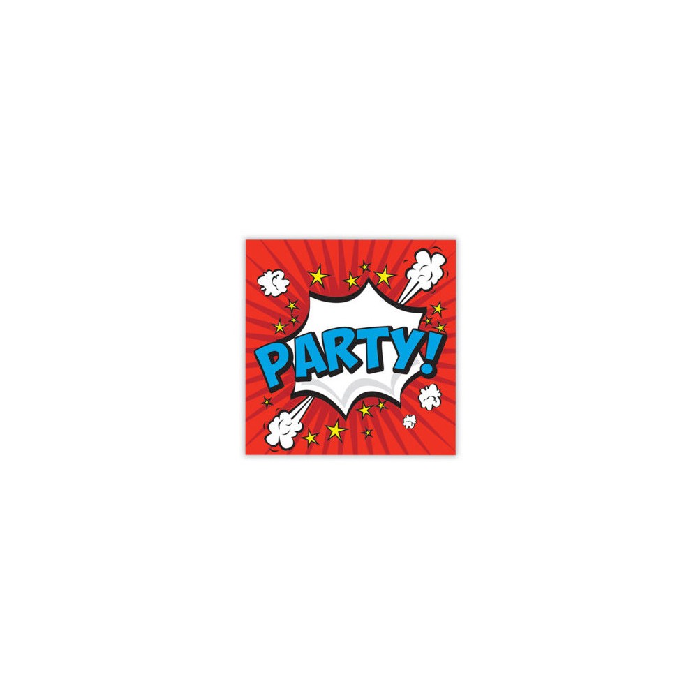 Party Boom napkin 20 pcs 33x33 cm
