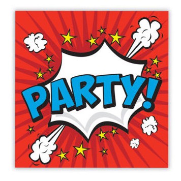 Party Boom napkin 20 pcs 33x33 cm