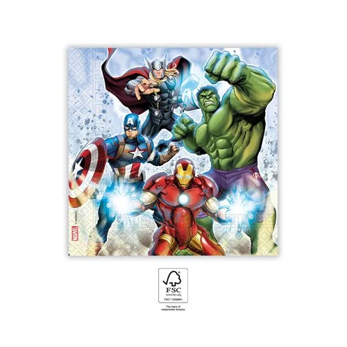 Avengers Infinity Stones Napkins 20 pcs 33x33 cm FSC