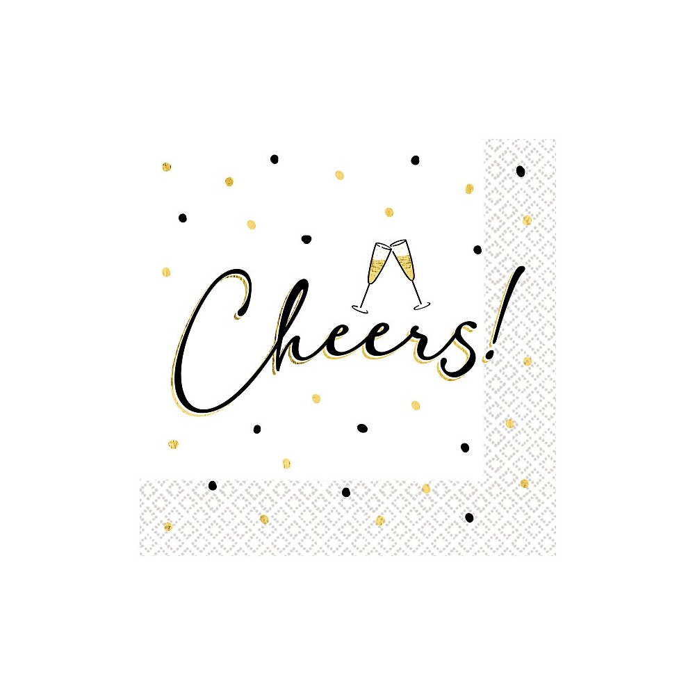 Celebrate Cheers napkins set of 16, 33x33 cm