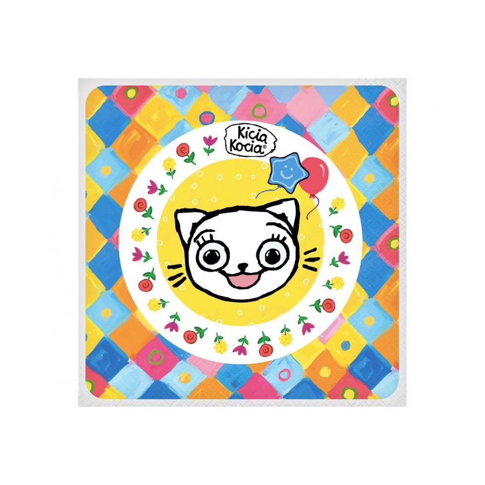 Cat Kitty Kitten napkins 20 pcs 33x33 cm