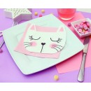 Cat Sleepy napkin pack of 12 33x33 cm