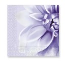 Flower Purple Dahlia napkin, 20 pcs, 33x33 cm