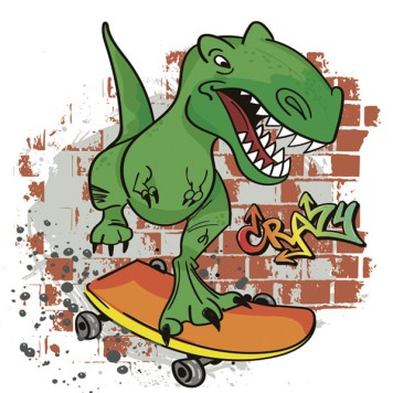 Dinosaur Crazy napkin set of 20 33x33 cm