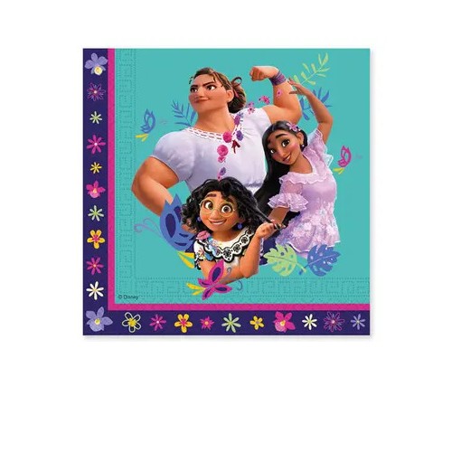Disney Encanto Flower napkin 20 pcs 33x33 cm FSC