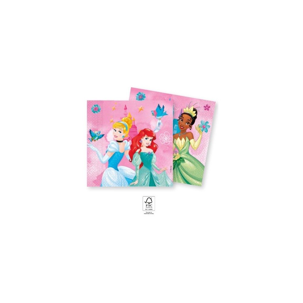 Disney Princess Live Your Story napkin 20 pcs 33x33 cm FSC