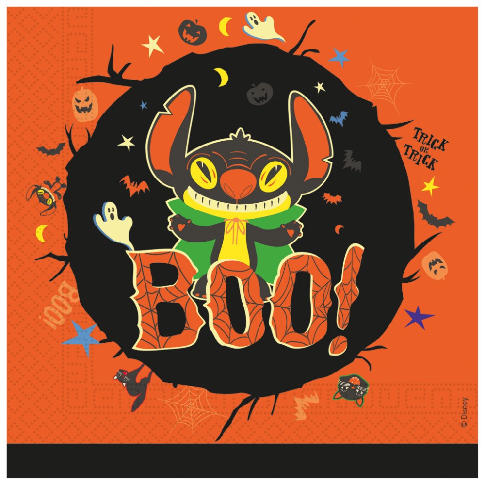 Disney Lilo and Stitch Halloween napkin 20 pcs 33x33 cm FSC