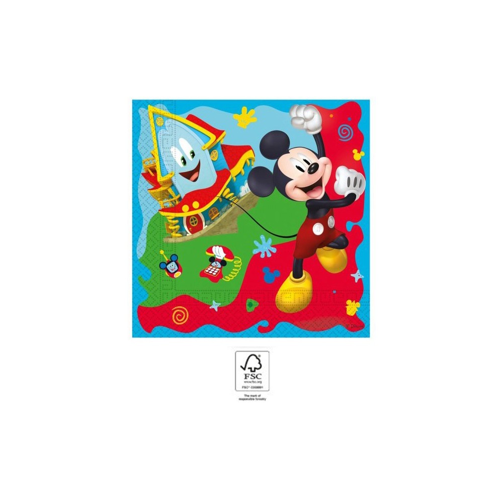 Disney Mickey  Rock the House 20-piece napkin 33x33 cm FSC