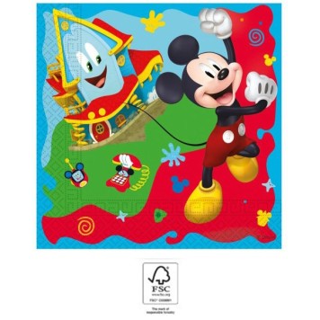 Disney Mickey  Rock the House 20-piece napkin 33x33 cm FSC