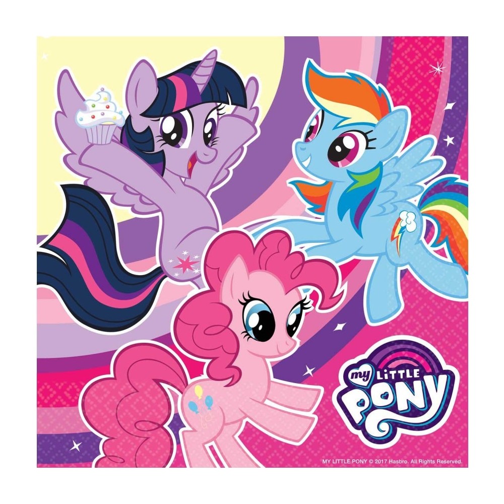 My Little Pony Rainbow Sparkle napkins 20 pcs 33x33 cm