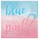 Boy or Girl The Big Reveal 16-piece napkin 33x33 cm
