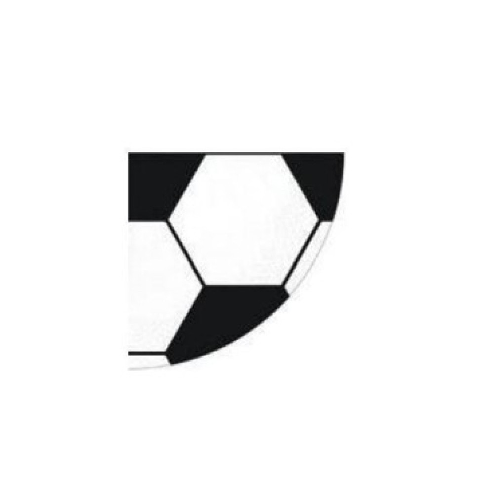 Football Ball napkin set of 12, 32x32 cm