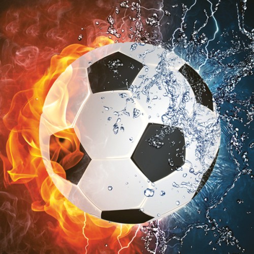 Football Fire&Water napkin 20 pcs 33x33 cm