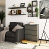 KOMODA K60 3SZ CLP GRAFIT SZARY