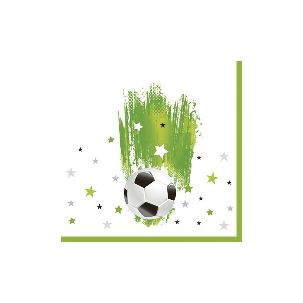 Football With Stars napkin 20 pcs 33x33 cm