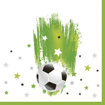 Football With Stars napkin 20 pcs 33x33 cm