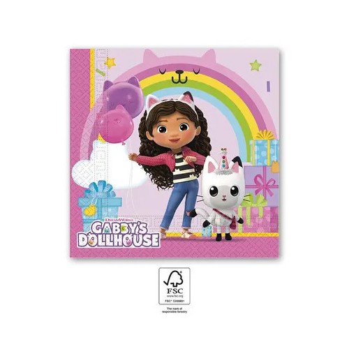 Gabby's Dollhouse Friends 20 pcs napkin 33x33 cm FSC