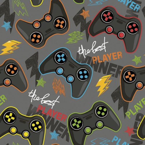 Gamer Joystick napkin pack of 20 33x33 cm