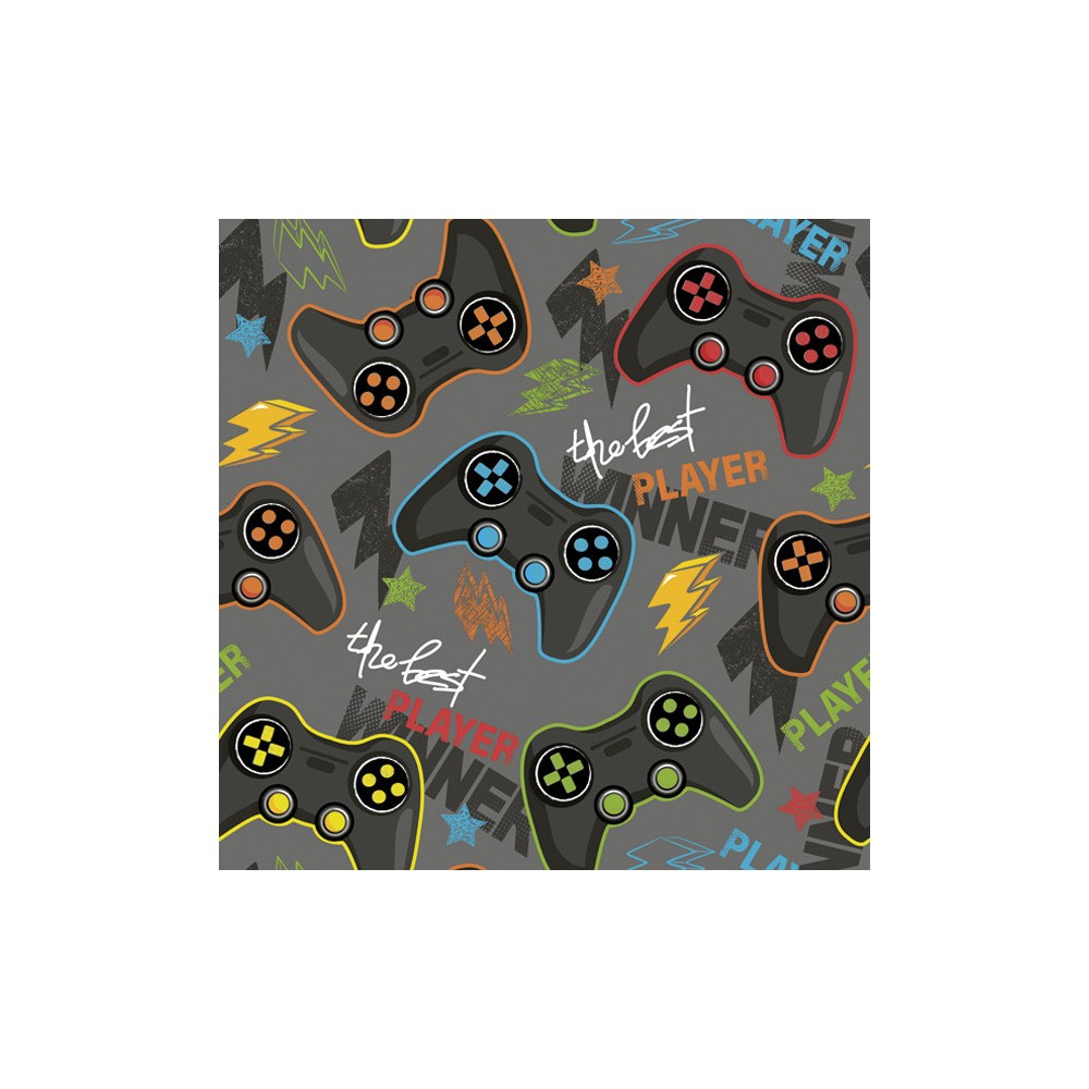 Gamer Joystick napkin pack of 20 33x33 cm
