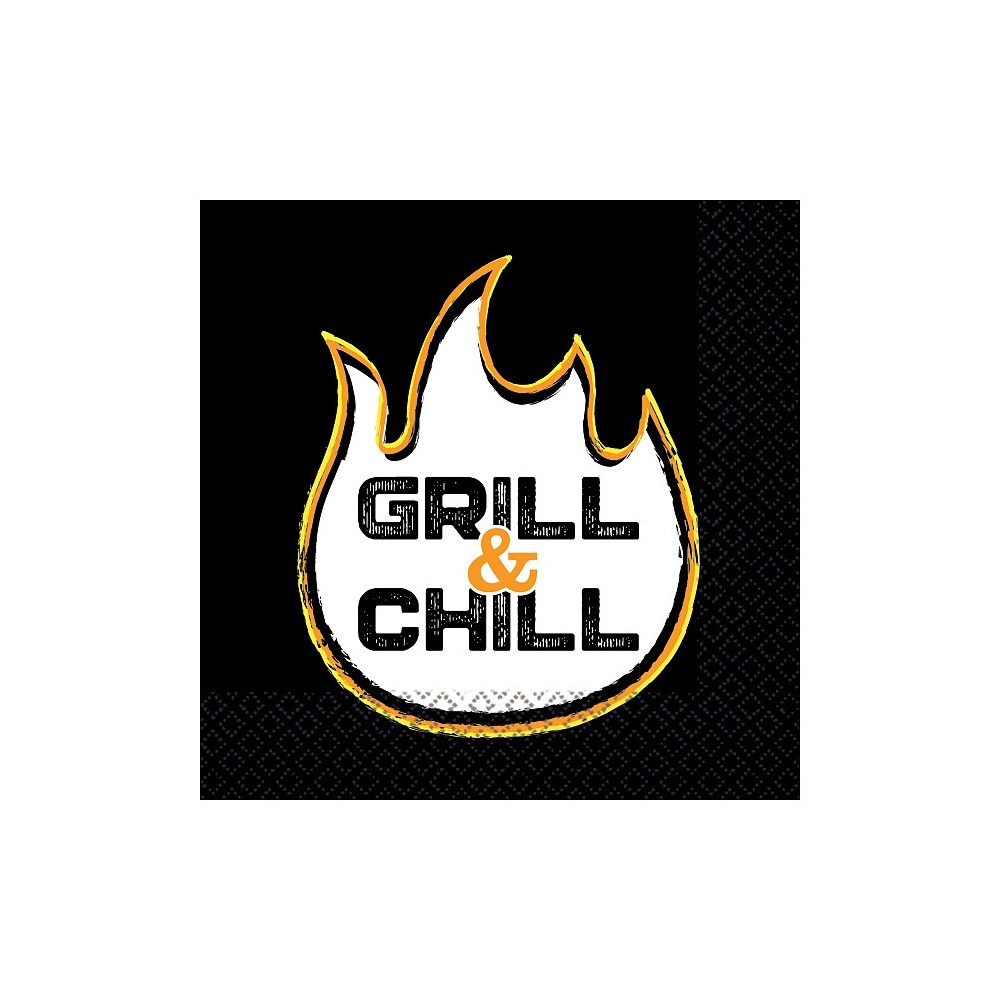 Food Grill & Chill napkin 16 pcs 33x33 cm