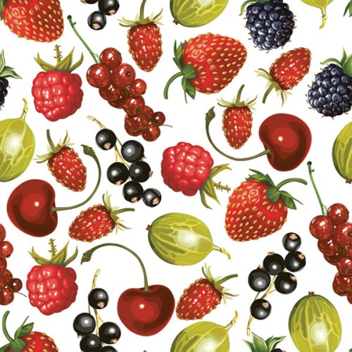 Fruits Summer Fruits napkin pack of 20 33x33 cm