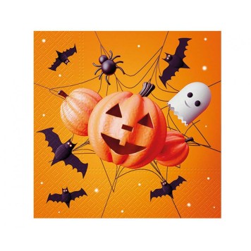 Halloween  Funny napkin, pack of 20, 33x33 cm