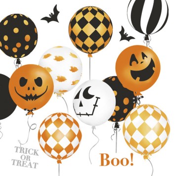 Halloween Scary Balloons napkin 20 pcs 33x33 cm