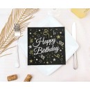 Happy Birthday B&C  Happy Birthday napkin pack of 20 33x33 cm