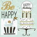 Happy Birthday Mint napkin 20 pcs 33x33 cm