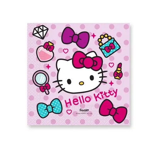 Hello Kitty Fashion napkin 20 pcs 33x33 cm