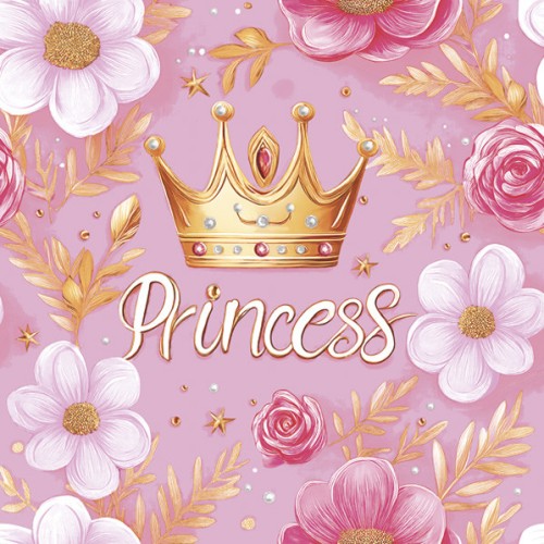 Princess Crown Princess napkin 20 pcs 33x33 cm