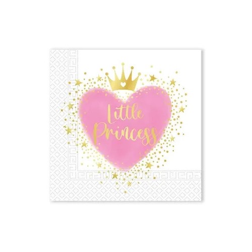 Princess Little Princess napkin 20 pcs 33x33 cm FSC