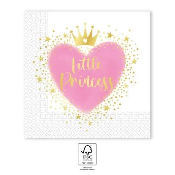 Princess Little Princess napkin 20 pcs 33x33 cm FSC